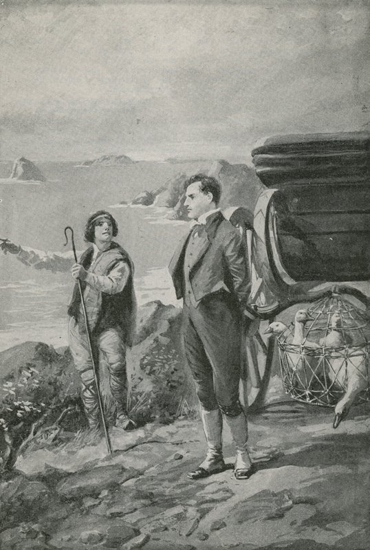 Lord Byron jde na projížďku od English School