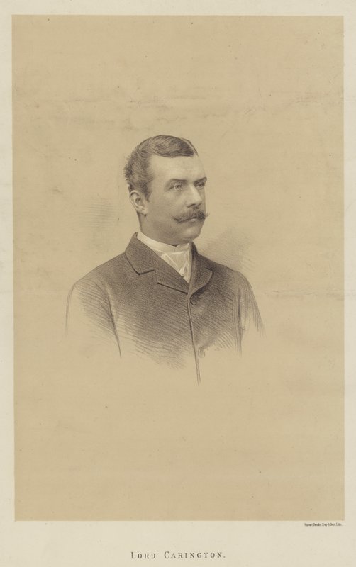 Lord Carington (litho) od English School
