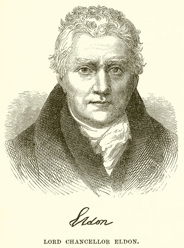 Lord kancléř Eldon od English School