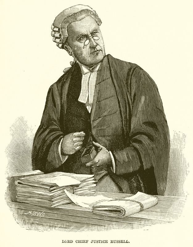Lord hlavní soudce Russell od English School