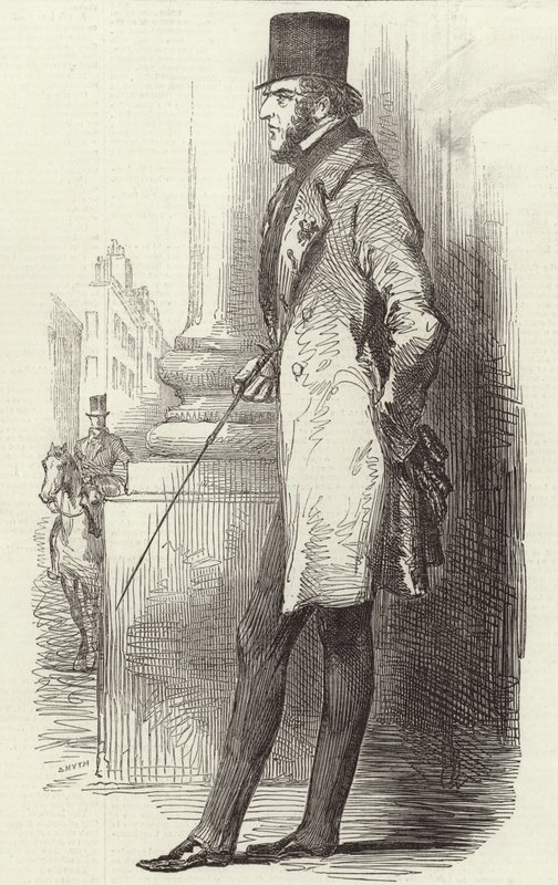 Lord George Bentinck (rytina) od English School