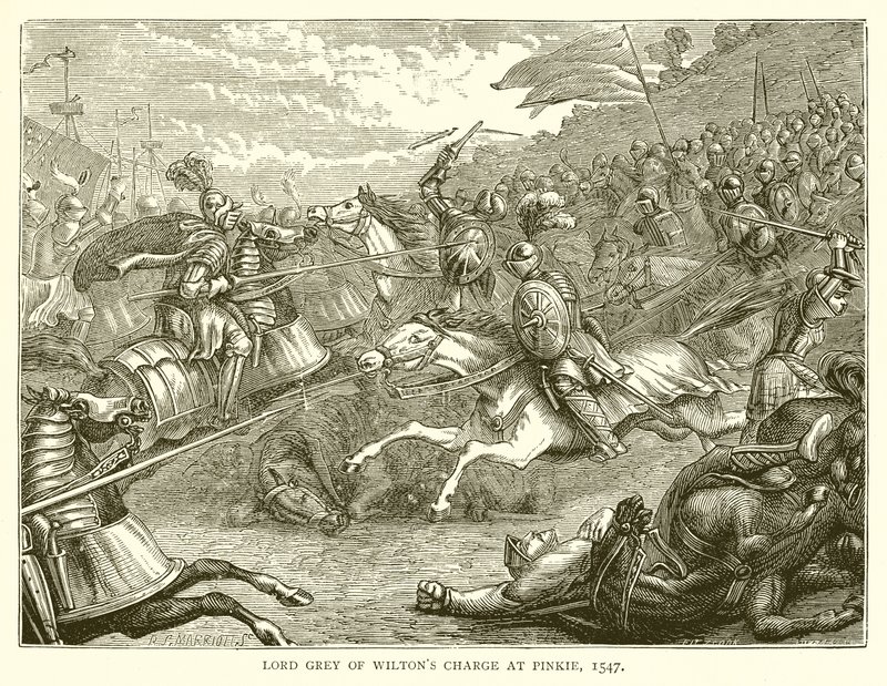 Lord Grey of Wiltons Charge v Pinkie, 1547 od English School