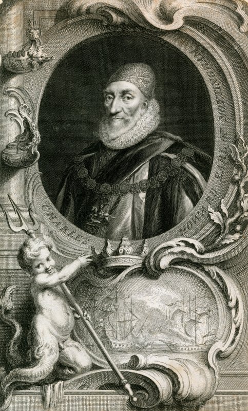 Lord Howard z Effinghamu, admirál celé flotily od English School