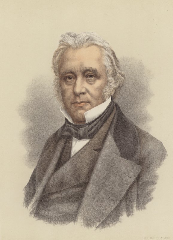 Lord Macaulay, britský historik a politik (barevná litografie) od English School