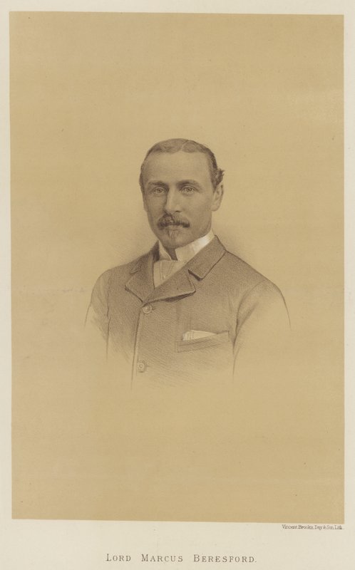 Lord Marcus Beresford (litho) od English School