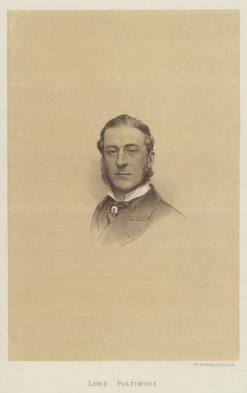 Lord Poltimore (litho) od English School