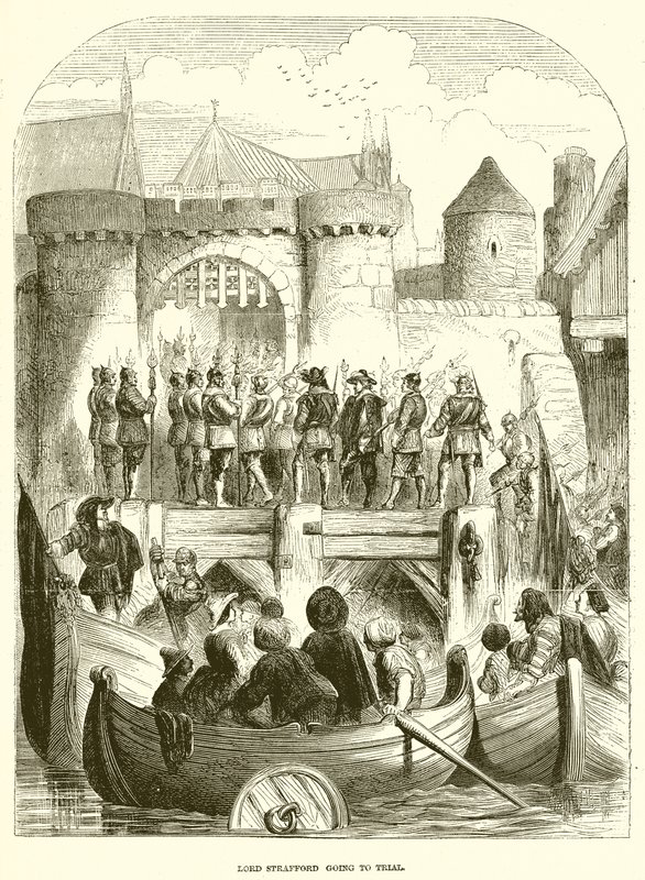 Lord Strafford jde do soudu od English School