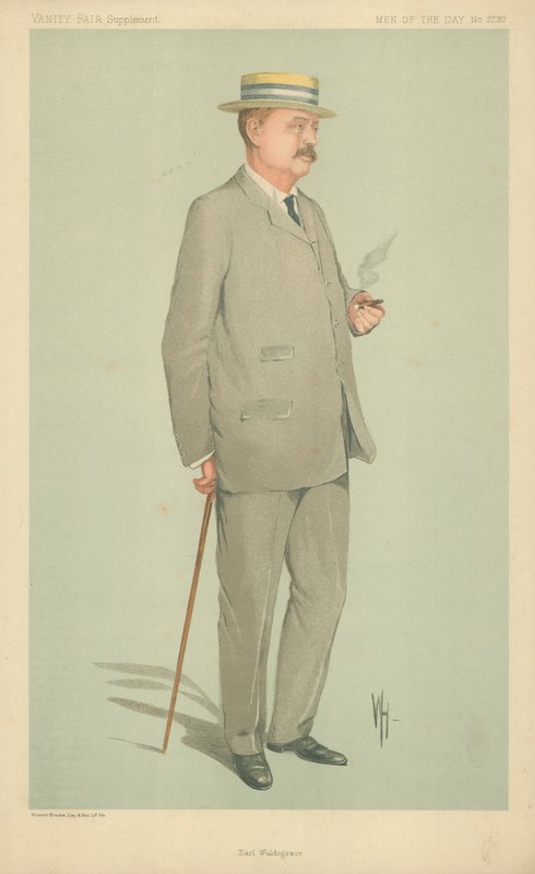 Lord Waldegrave, Earl Waldegrave, 9. října 1912, karikatura Vanity Fair od English School
