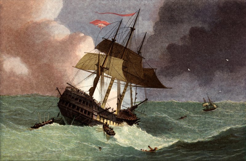 Ztráta Kent East Indiaman od English School