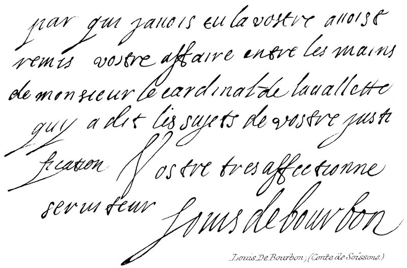 Louis De Bourbon, (Příběh Soissons) od English School