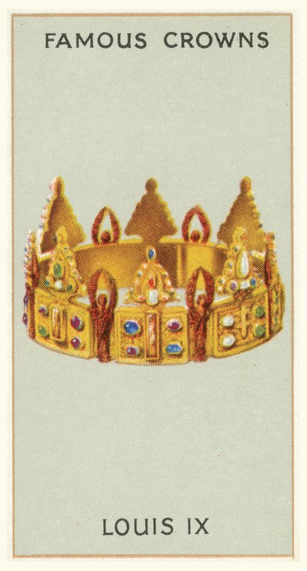 Ludvík IX (chromolit) od English School