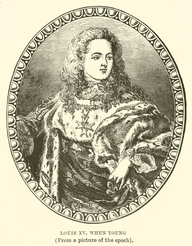 Louis XV když Young od English School