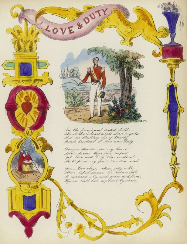 Love & Duty, britská valentýnská karta od English School