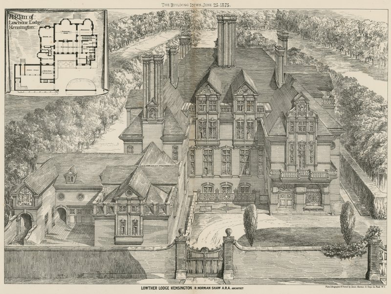 Lowther Lodge, Kensington, Londýn od English School