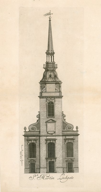 Ludgate Hill, St Martin Ludgate od English School