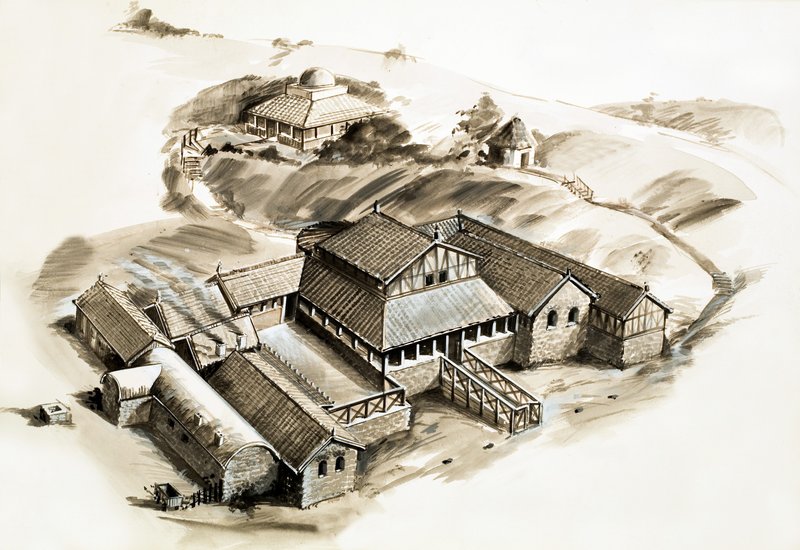 Lullingstone vila, římská vila od English School