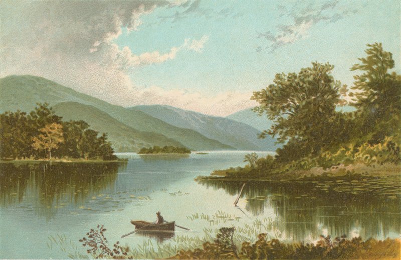 Lussův průliv - Loch Lomond od English School