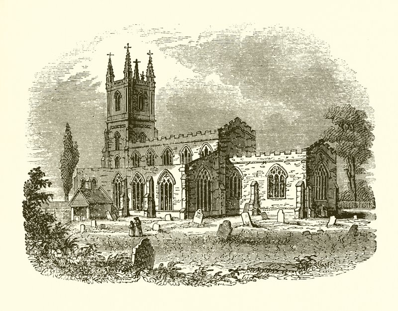 kostel Lutterworth od English School