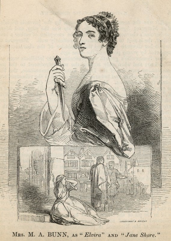 MA Bunn v postavě Jane Shore od English School