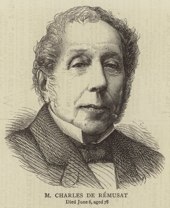M Charles de Remusat (rytina) od English School