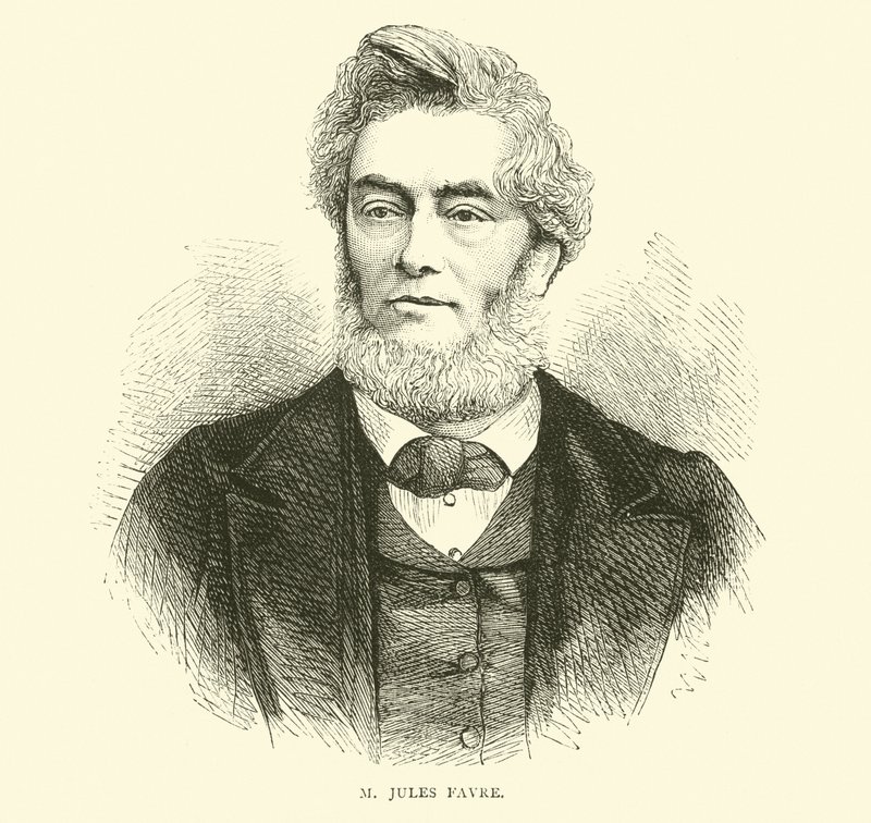 M Jules Favre, září 1870 od English School