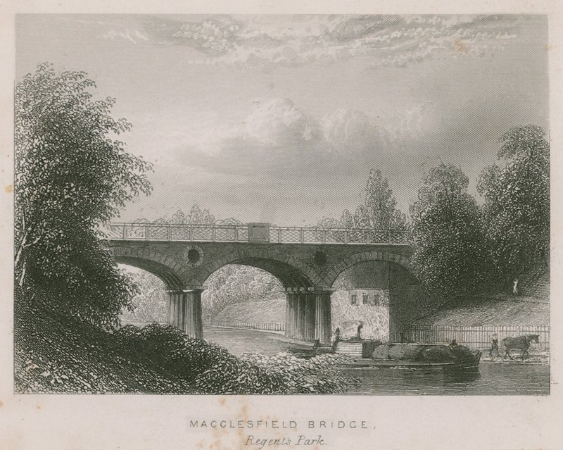 Macclesfield Bridge, Regents Park, Londýn od English School