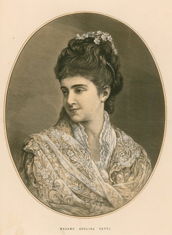 Madame Adelina Patti, operní pěvkyně od English School