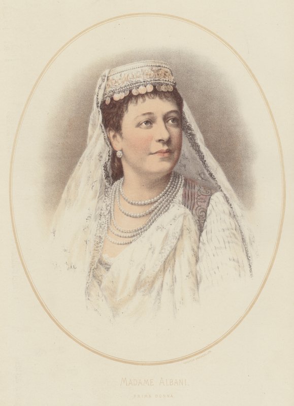 Madame Albani, Prima Donna (barva litho) od English School