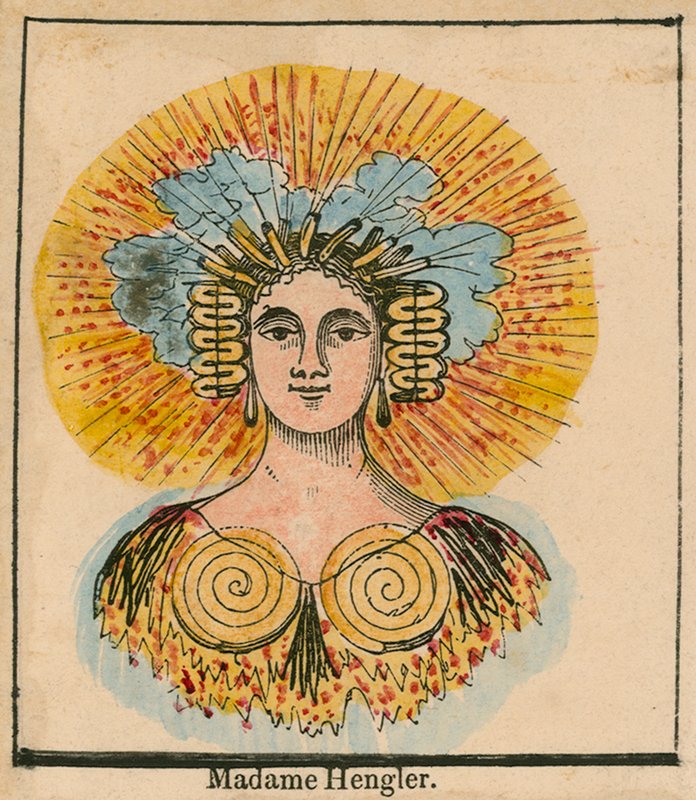Madame Henglerová, Vauxhall Gardens, Londýn od English School