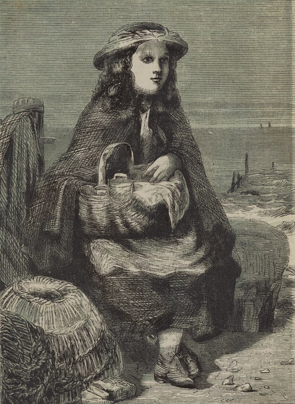 Maggie, rybářova dcera (rytina) od English School