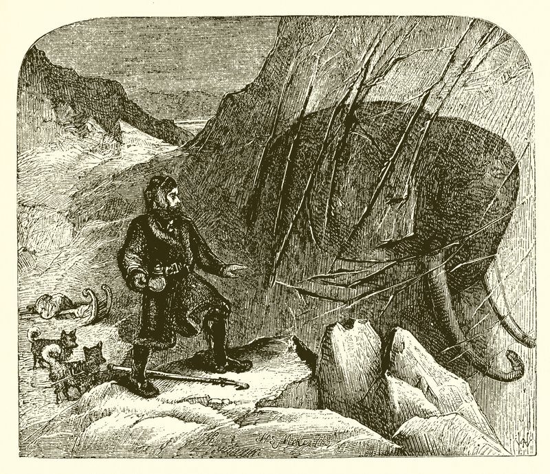 Mamut v ledu od English School