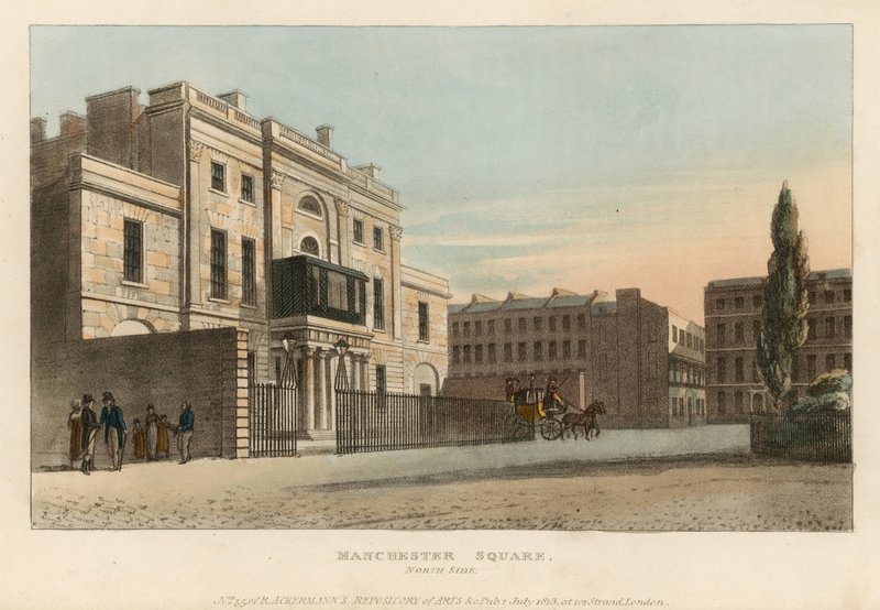 Manchester Square, North Side od English School