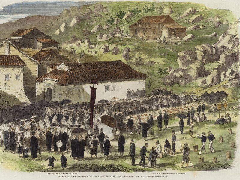 Způsoby a zvyky Číňanů v roce 1859 od English School