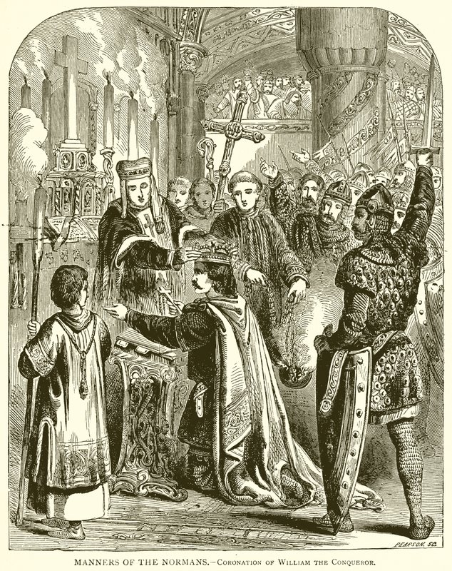 Manners of the Normans.--Korunovace Viléma Dobyvatele od English School