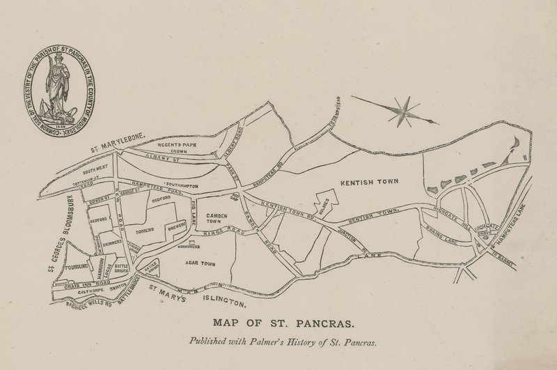 Mapa St Pancras od English School