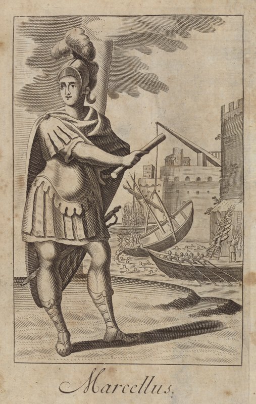 Marcus Claudius Marcellus, římský generál a státník (rytina) od English School