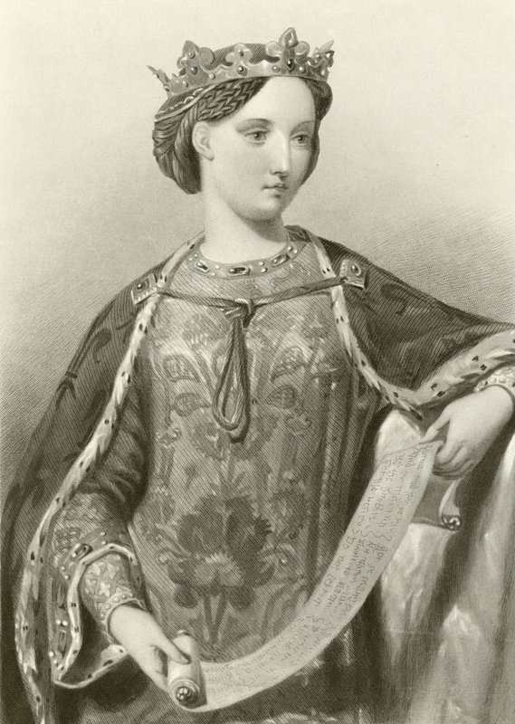 Marguerite Francouzská, královna krále Edwarda I od English School
