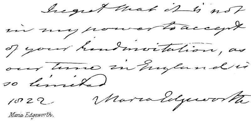 Maria Edgeworthová od English School