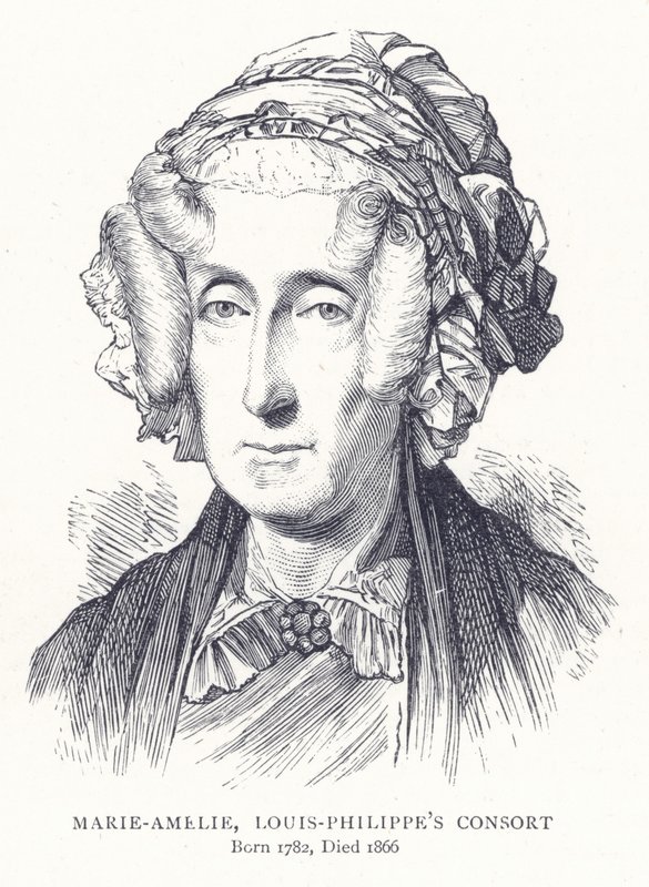 Marie-Amelie, Louis-Philippes Consort od English School