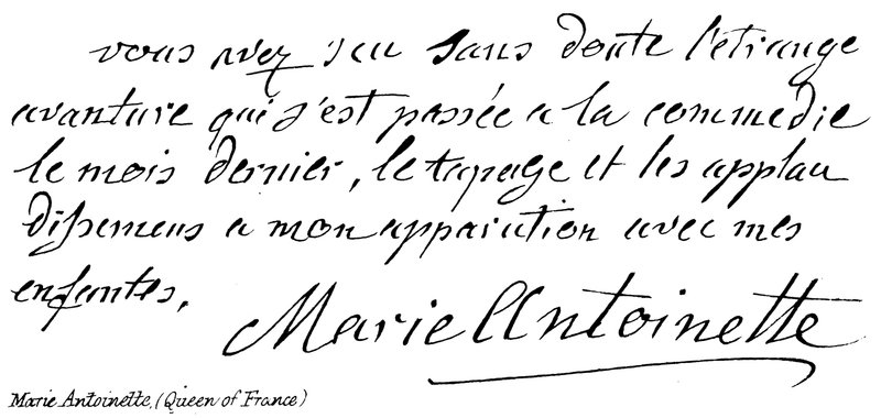 Marie Antoinette, (královna Francie) od English School