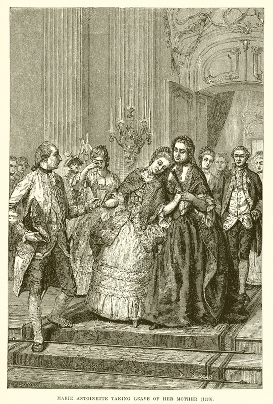 Marie Antoinetta se rozchází se svou matkou od English School