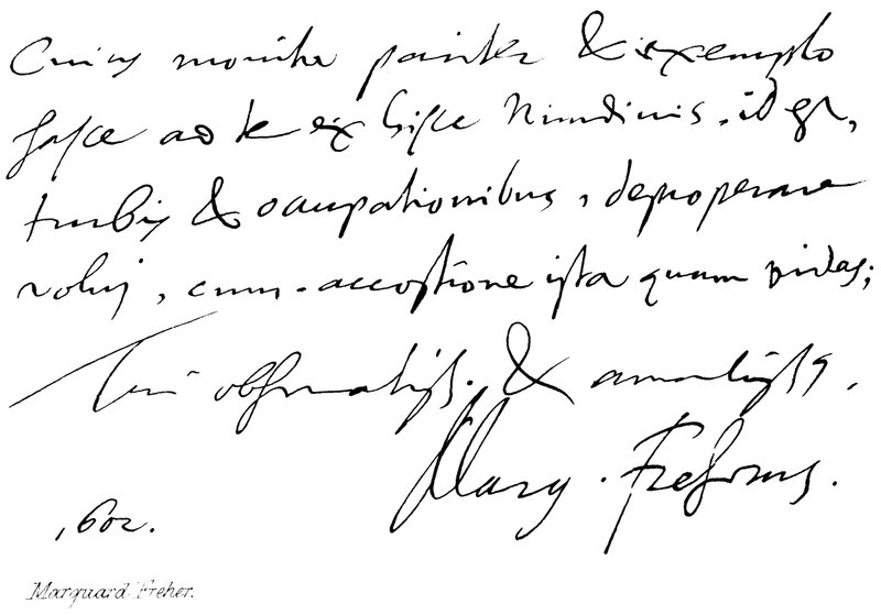 Marquard Freher od English School