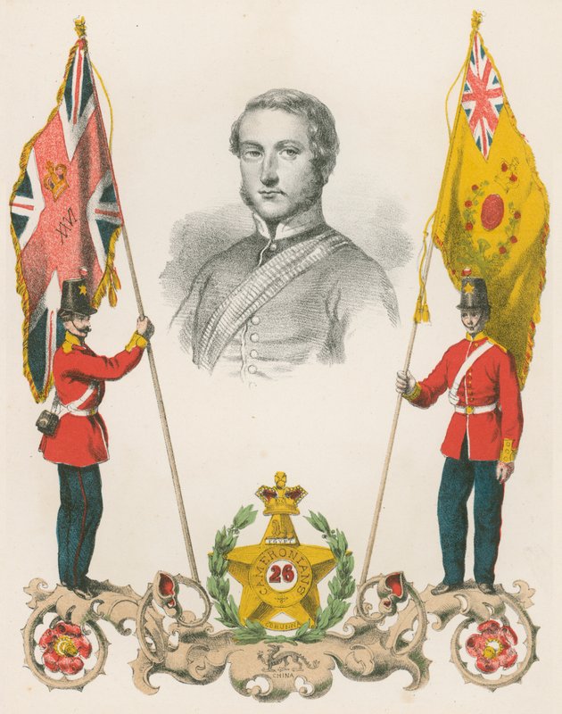 Markýz z Dalhousie, pozdější plukovník 26. cameronské armády od English School