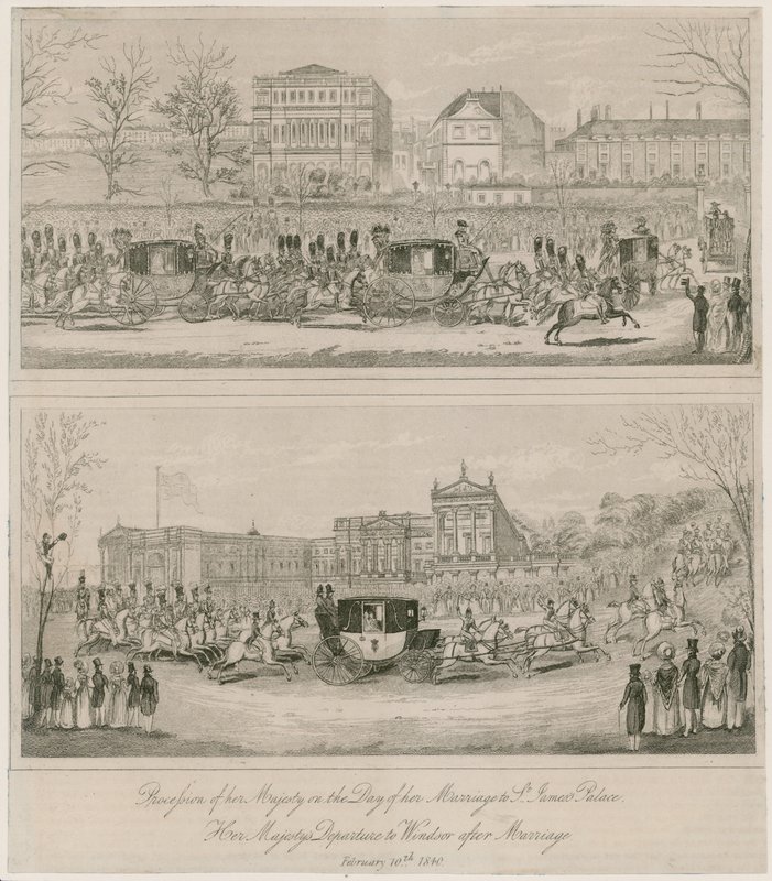 Sňatek královny Viktorie a prince Alberta, 10. února 1840 od English School