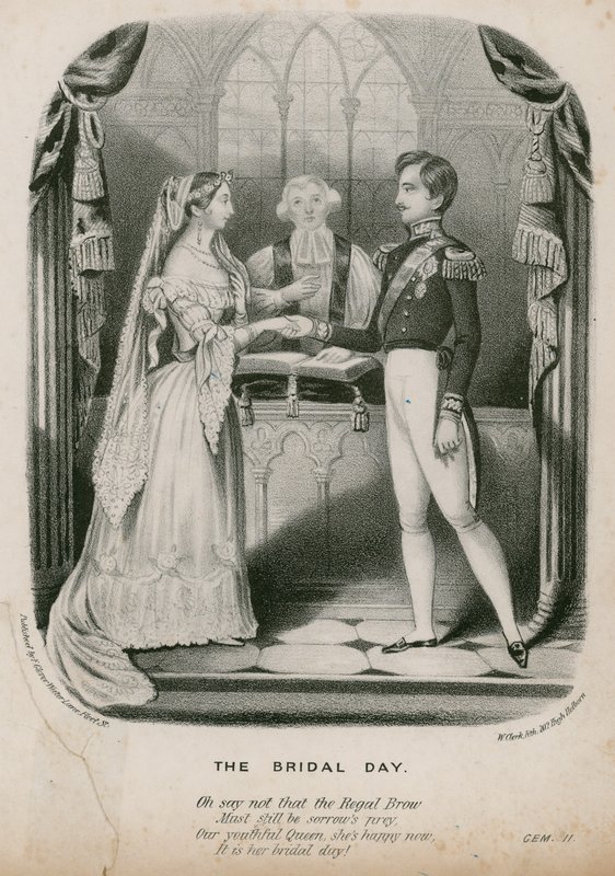 Sňatek královny Viktorie a prince Alberta, 10. února 1840 od English School