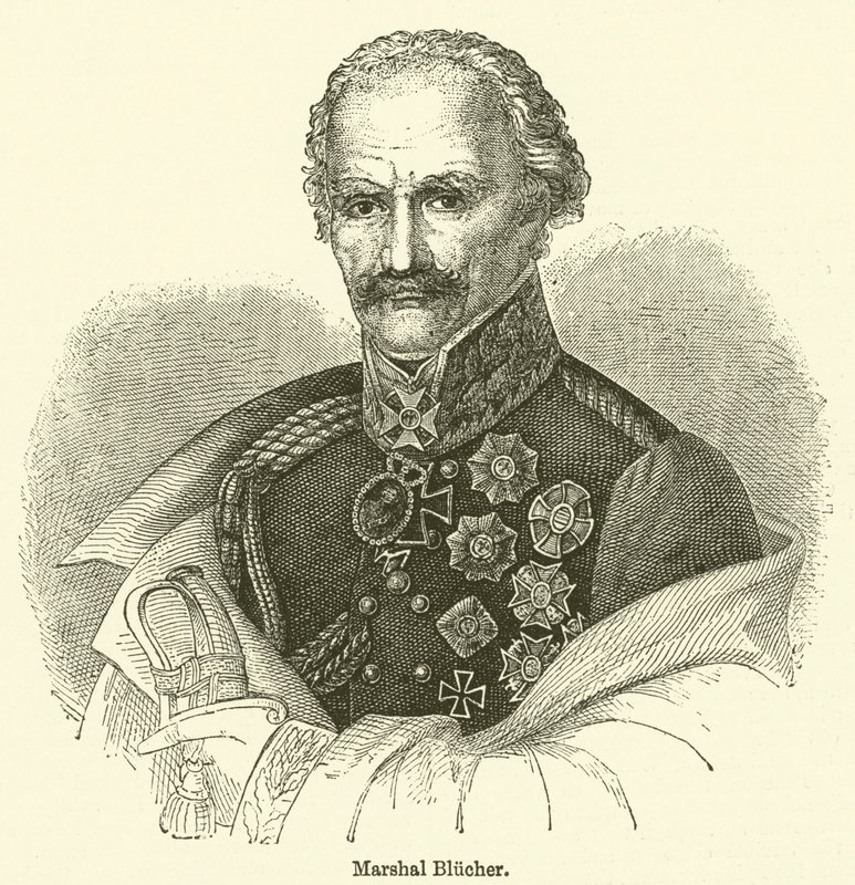 Marshal Blucher (rytina) od English School