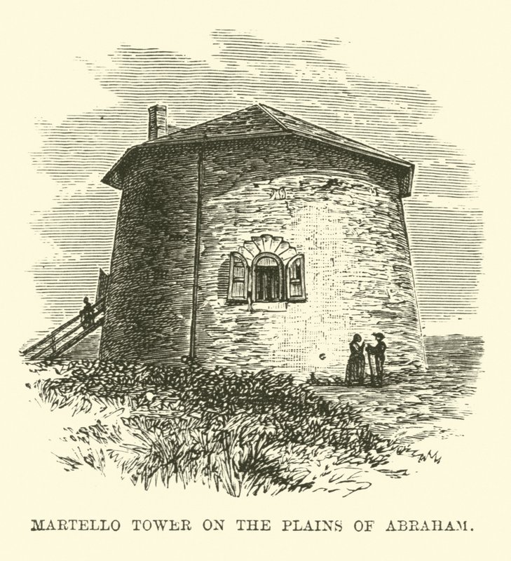Martello Tower na pláních Abrahama od English School