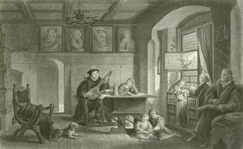 Martin Luther je doma ve Wittenbergu od English School