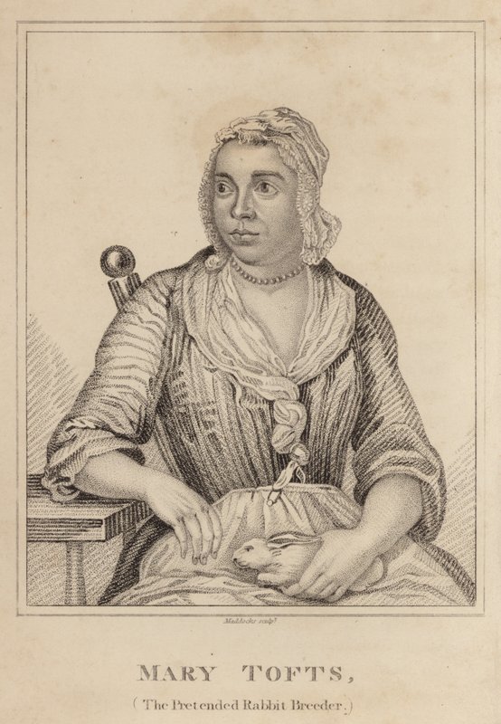 Mary Tofts, předstíraná chovatelka králíků od English School