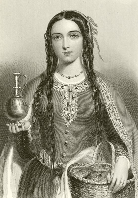 Matilda Skotská, královna krále Jindřicha I od English School